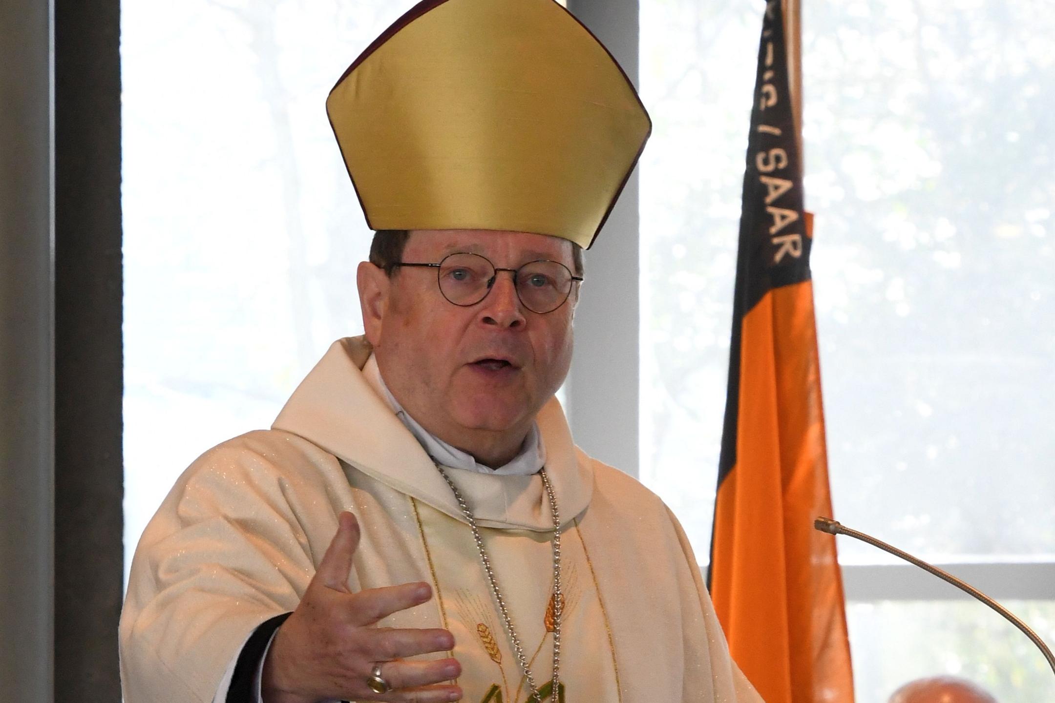 Bischof Georg Bätzing predigt bei der Josefswallfahrt 2025 in Merzig.