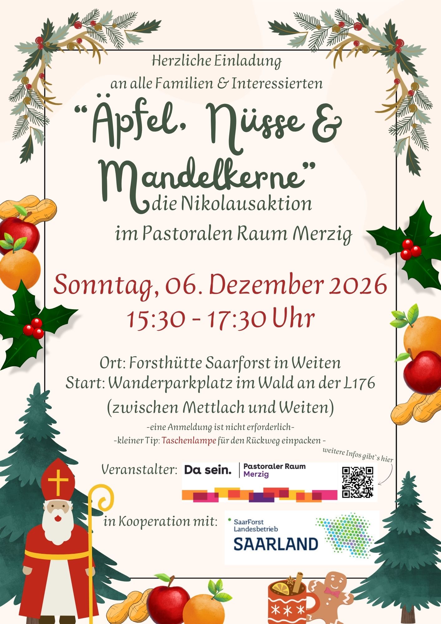 Äpfel, Nüsse & Mandelkerne Nikolausaktion 2026