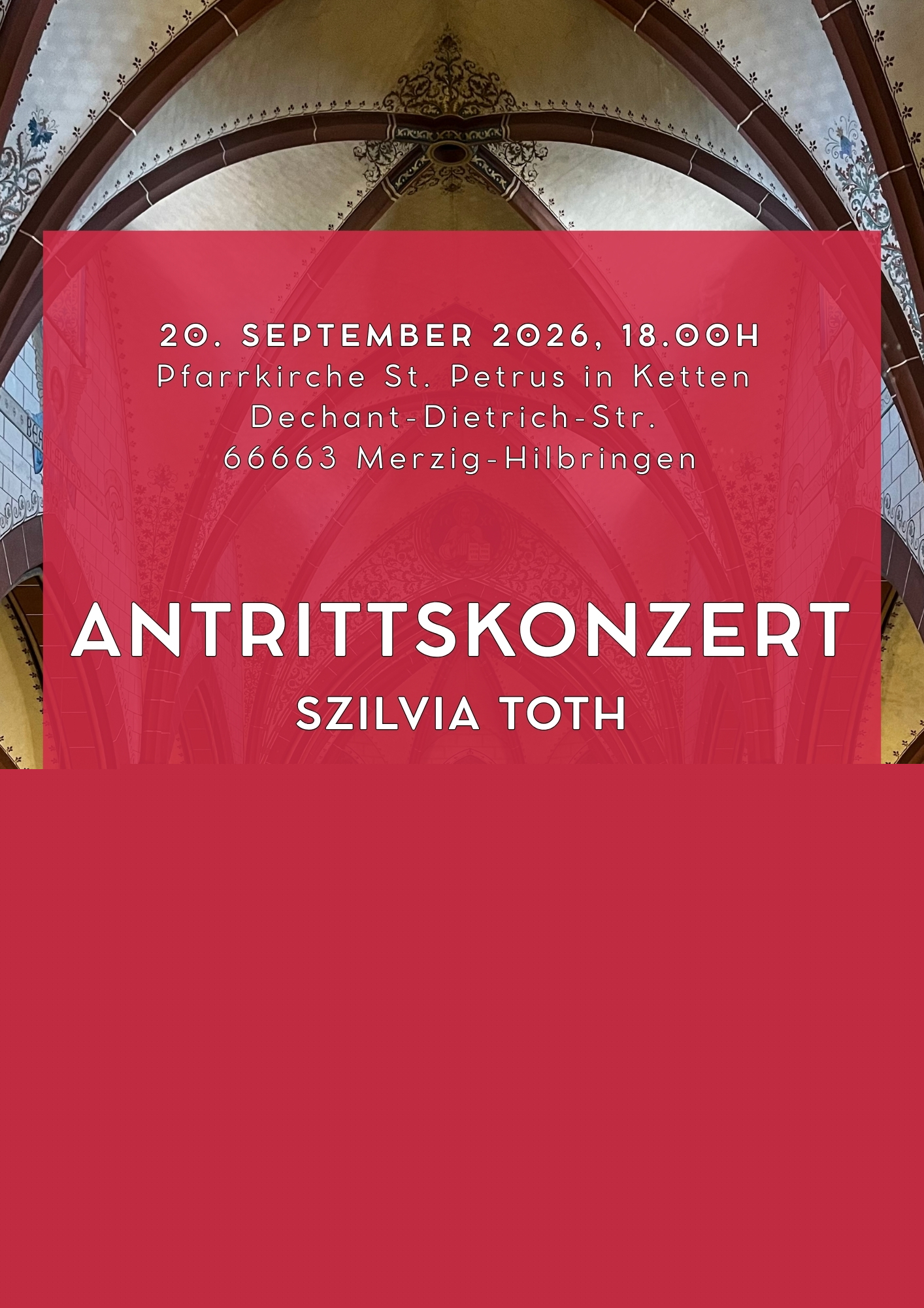 Antrittskonzert 20.09.26