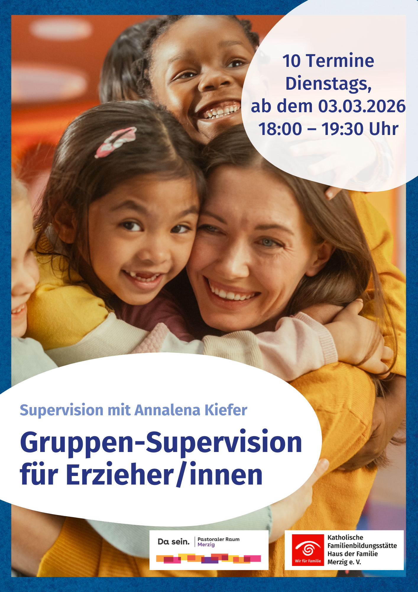 Flyer Supervision Erzieherinnen