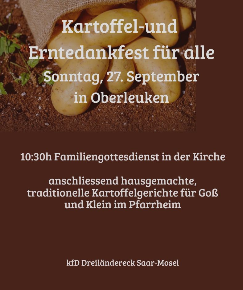 Kartoffel-und Erntedankfest für alle 2026