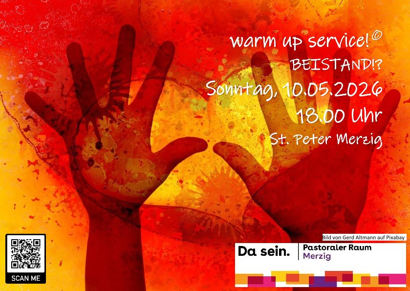 warm up service 10.05.2026 beistand karte