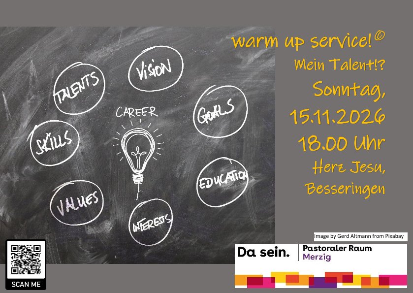 warm up service 15.11.2026 Mein Talent