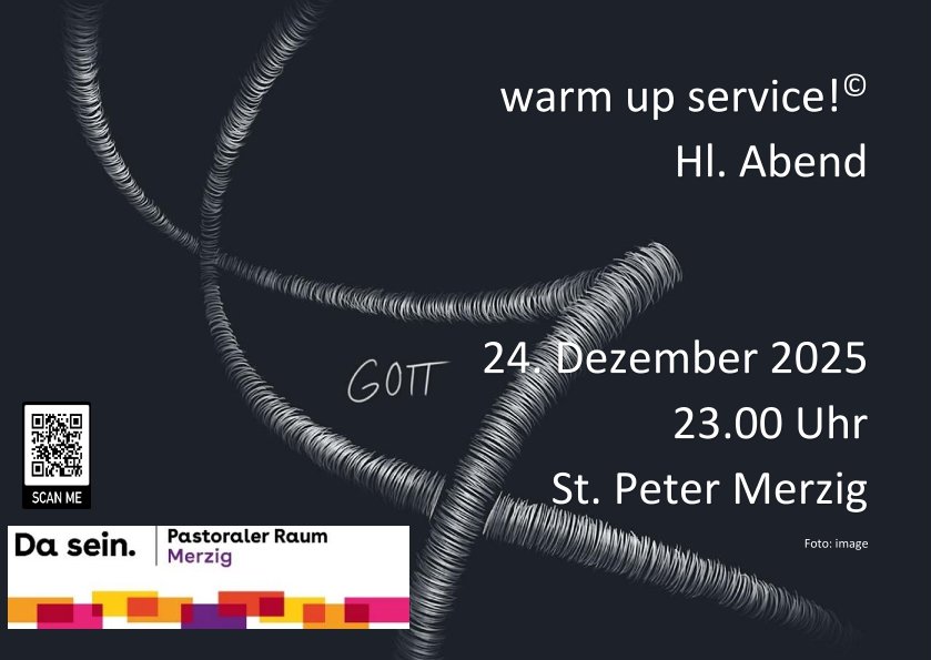warm up service Hl. Abend 24.12.2025